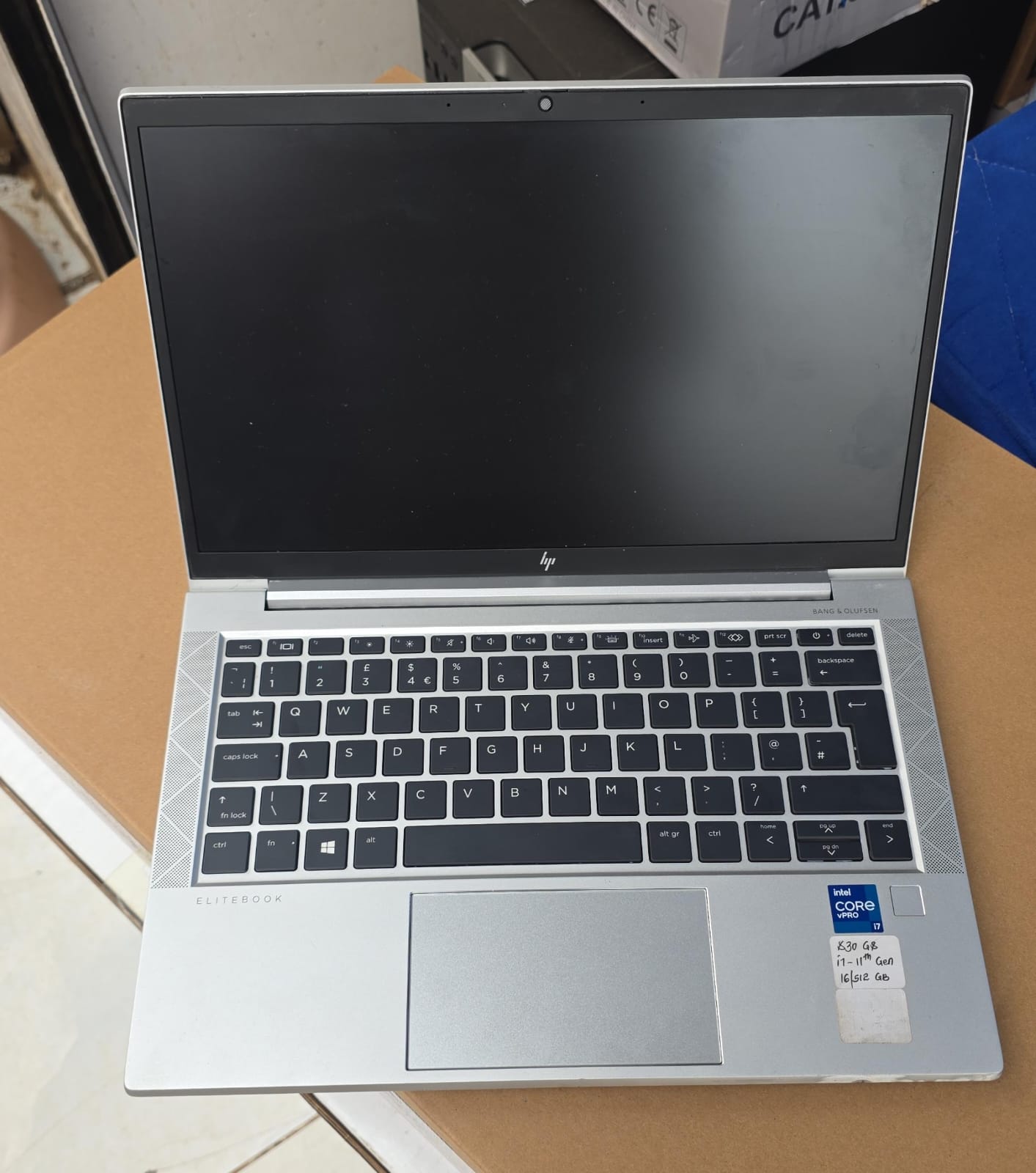 Hp EliteBook 830 G8 11th gen Intel Core i7 16gb ram 512gb SSD